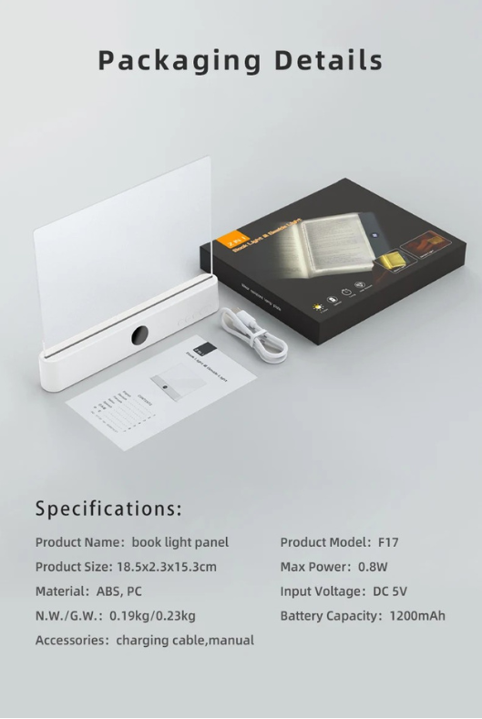 Lampada da libro a Led